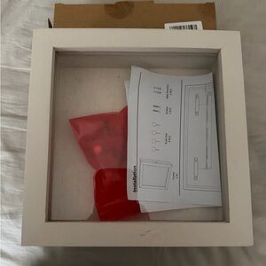 Distressed White 8x8 Shadow Box Frame